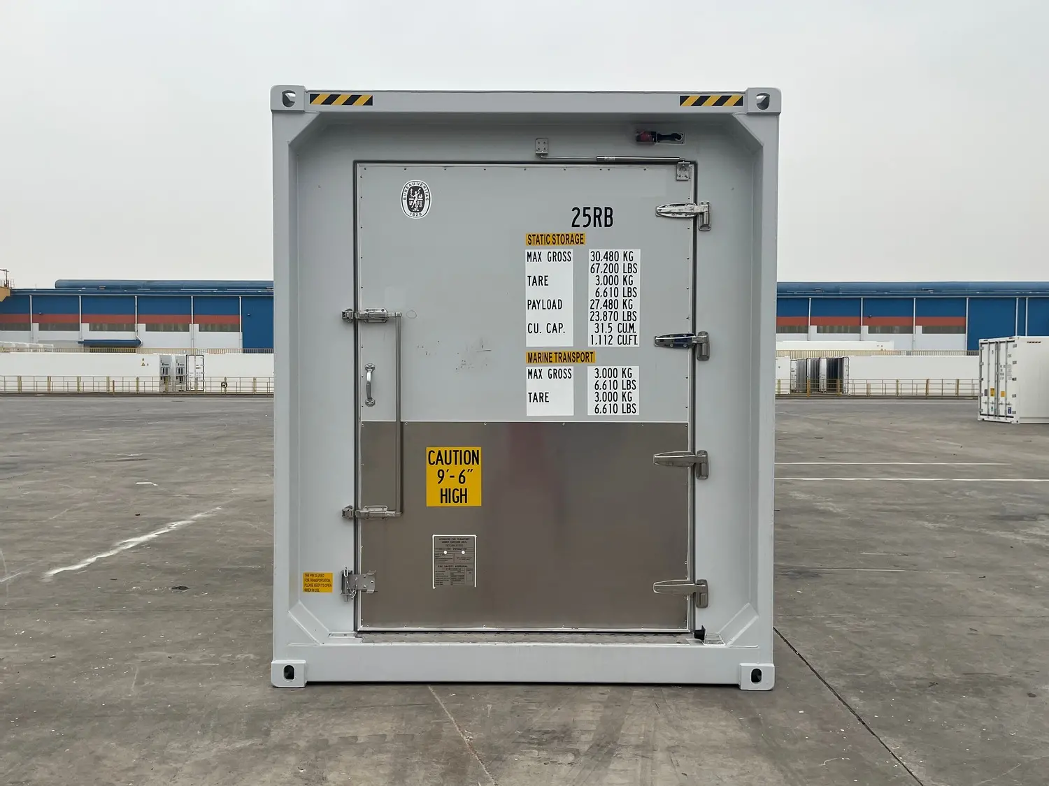 20′ High Cube Reefer Container mit versenkter Butcher-Tür - Image 7